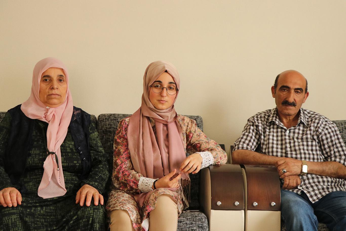 Ebru Özkan's family told ILKHA the process they live Ebru Özkan's family told ILKHA the process they live